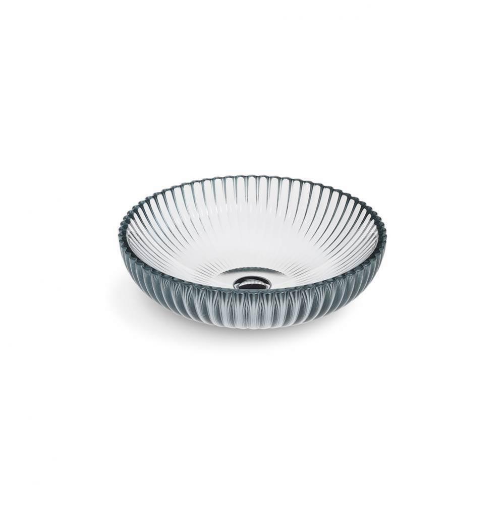 Salute® 15'' round vessel bathroom sink, no overflow