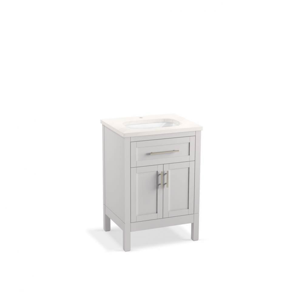 Hadron™ 24'' bathroom vanity cabinet with sink and quartz top
