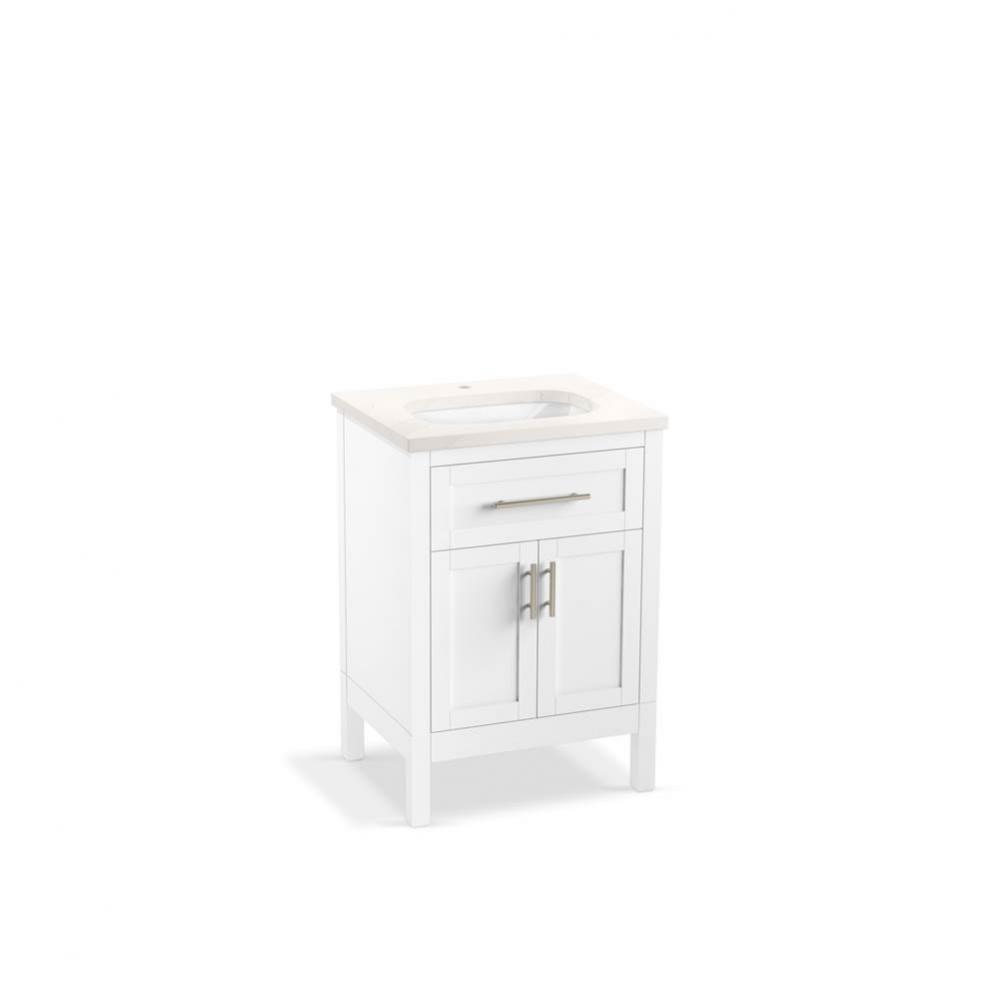 Hadron™ 24'' bathroom vanity cabinet with sink and quartz top