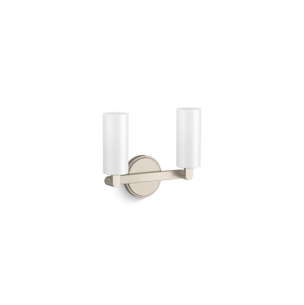 Crue® Two-light sconce