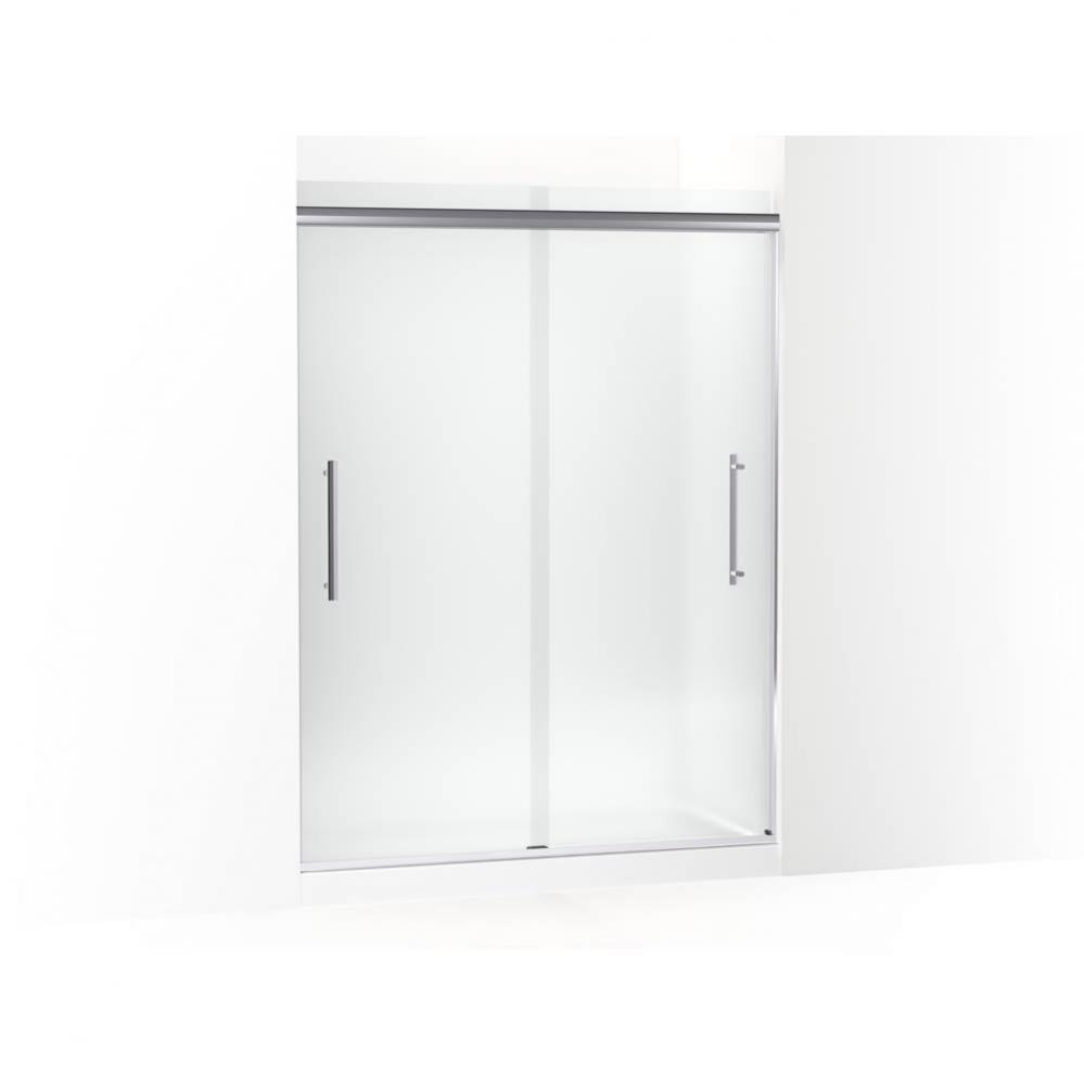 Pleat® Frameless sliding shower door, 79-1/16'' H x 54-5/8 - 59-5/8'' W,