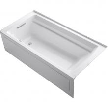 Kohler 1124-GHLA-0 - Archer® 72'' x 36'' alcove Heated BubbleMassage™ air bath, left drain