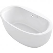 Kohler 1967-GHW-0 - Sunstruck® 65-1/2'' x 35-1/2'' freestanding Heated BubbleMassage™ air b