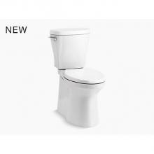 Kohler 20197-0 - Betello® Two-piece elongated toilet with skirted trapway, 1.28 gpf