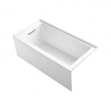 Kohler 20201-LA-0 - Underscore® 60'' x 30'' alcove bath with integral apron, integral flange,