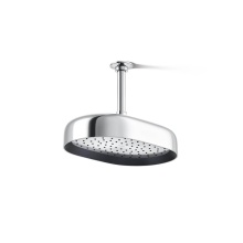 Kohler 26293-CP - Statement® Oblong 12'' single-function rainhead, 2.5 gpm