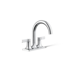 Kohler 28124-4-CP - Venza® Centerset bathroom sink faucet, 1.2 gpm