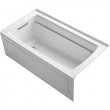 Kohler 1122-GHLA-0 - Archer® 60'' x 32'' alcove Heated BubbleMassage™ air bath, left drain