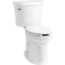 Kohler 25077-SS-0 - Kingston™ Two-piece elongated toilet, 1.28 gpf