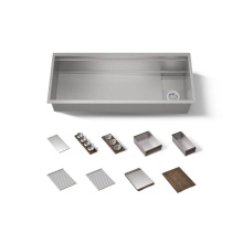 Kohler 37907-WAL-NA - 45-3/4'' undermount single-bowl workstation kitchen sink