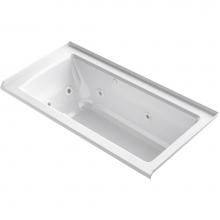 Kohler 1947-XHGHR-0 - Archer® 60'' x 30'' alcove Heated BubbleMassage™ air bath and whirlpool