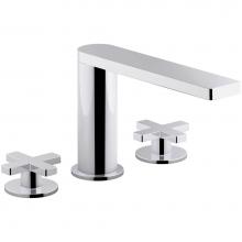 Kohler 73060-3-CP - Composed® Widespread bathroom sink faucet with Cross handles, 1.2 gpm