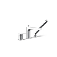 Kohler 74032-4-CP - Taut® Deck-mount bath faucet with handshower