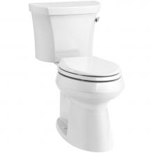 Kohler 76301-RA-0 - Highline® Two-piece elongated toilet with concealed trapway, 1.28 gpf