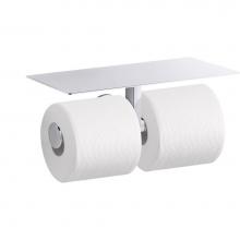 Kohler 78384-CP - Components® Covered double toilet paper holder