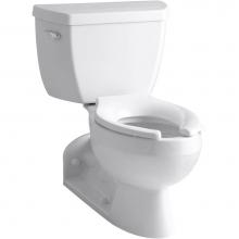 Kohler 3652-SS-0 - Barrington™ Two-piece elongated toilet, 1.0 gpf