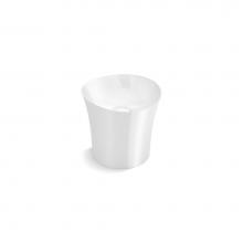 Kohler 20703-N-0 - Veil™ 16'' round vessel bathroom sink or pedestal sink basin, no overflow