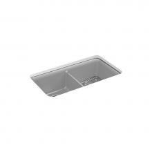 Kohler 8199-CM4 - Cairn® 33-1/2'' undermount double-bowl kitchen sink
