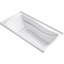 Kohler 1257-GHRF-0 - Mariposa® 72'' x 36'' alcove Heated BubbleMassage™ air bath, right drai
