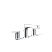 Kohler 97100-4-CP - Taut® Widespread bathroom sink faucet, 1.2 gpm