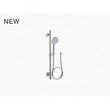 Kohler 99243-G-CP - Awaken® B110 30'' deluxe three-function handshower kit, 1.75 gpm