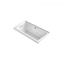 Kohler 1167-XHGHL-0 - Underscore® 60'' x 30'' alcove Heated BubbleMassage™ air bath with whir