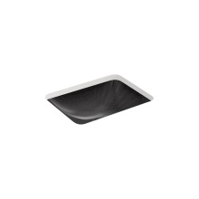Kohler 29471-HD2-7 - Sartorial™ Herringbone Caxton® 20'' rectangular undermount bathroom sink