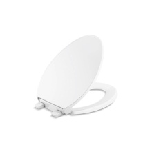 Kohler 24495-A-0 - Border® ReadyLatch® Quiet-Close™ elongated toilet seat with antimicrobial agent