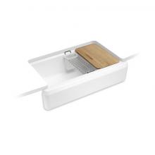 Kohler 24564-0 - Riverby® 35-3/4'' undermount single-bowl farmhouse workstation kitchen sink