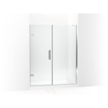 Kohler 27619-10L-SHP - Components™ Frameless pivot shower door, 71-3/4'' H x 58 - 58-3/4'' W, with
