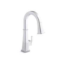 Kohler 23832-CP - Riff® Touchless pull-down kitchen sink faucet with three-function sprayhead