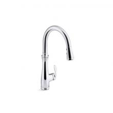 Kohler 29108-CP - Bellera® Touchless pull-down kitchen sink faucet with three-function sprayhead