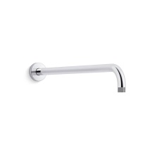 Kohler 26307-CP - Statement® 19'' wall-mount single-function rainhead arm and flange