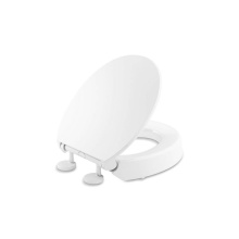 Kohler 25876-0 - Hyten® Elevated Quiet-Close™ round-front toilet seat