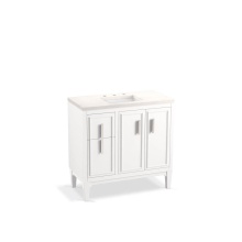 Kohler 33545-ASB-0 - Southerk® 36'' bathroom vanity cabinet with sink and quartz top