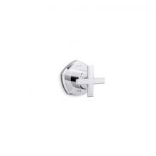 Kohler T27041-3-CP - Occasion® MasterShower® volume control valve trim with cross handle