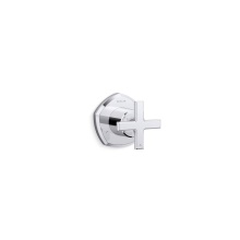 Kohler T27042-3-CP - Occasion® MasterShower® transfer valve trim with cross handle