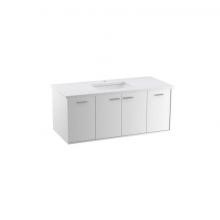 Kohler CM99544-BD1-1WA - 48'' wall-hung bathroom vanity cabinet with sink and quartz top