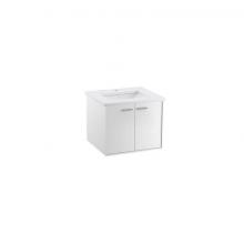 Kohler CM99539-BD1-1WA - 24'' wall-hung bathroom vanity cabinet with sink and quartz top