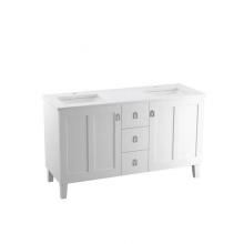Kohler 99537-LG-1WA - Poplin® 60'' bathroom vanity cabinet