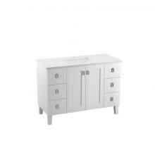 Kohler CM99535-BD1-1WA - 48'' bathroom vanity cabinet with sink and quartz top