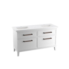 Kohler CM33560-BD1-1WA - Artifacts™ 60'' bathroom vanity cabinet with sinks and quartz top