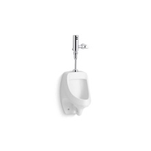 Kohler PR5452-T1DS-NA - Dexter™ Antimicrobial urinal with Mach® Tripoint® touchless DC 0.125 gpf flushometer