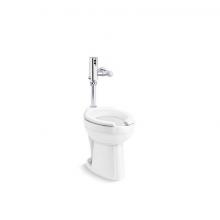 Kohler PR96057-T5D-NA - Highcliff™ Ultra Commercial toilet with Mach® Tripoint® touchless DC 1.6 gpf flushomet