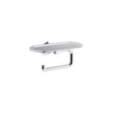 Kohler 27128-CP - Occasion® Toilet paper holder with tray