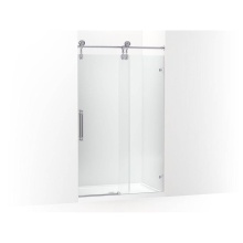 Kohler 701726-10L-CP - Artifacts™ 80-7/8'' H sliding shower door with 3/8''-thick glass