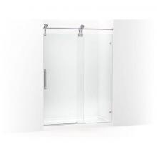 Kohler 701725-10L-CP - Artifacts™ 80-7/8'' H sliding shower door with 3/8''-thick glass