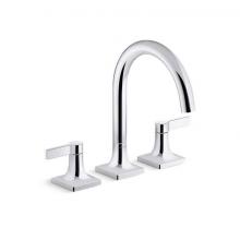 Kohler T28131-4-CP - Venza® Deck-mount bath faucet trim