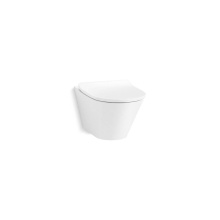 Kohler 21748-0 - Brazn® Wall-hung round-front toilet, dual-flush