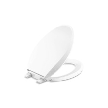 Kohler 4636-RL-0 - Cachet® ReadyLatch® Quiet-Close™ elongated toilet seat